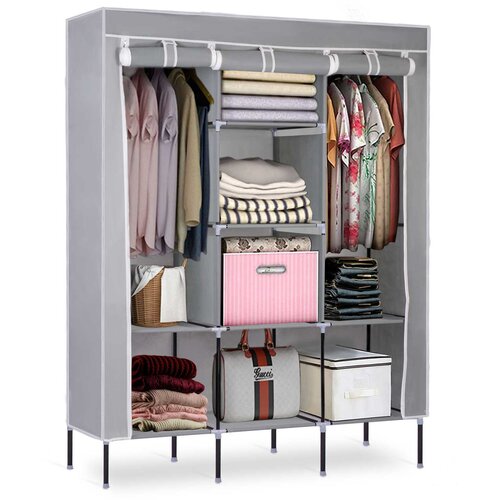 Janshop Tekstilna garderoba Massido - siva, (21275796) Slike