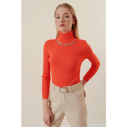 Bigdart Sweater - Orange - Slim fit Cene