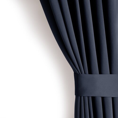 Restilo Temno modra zatemnitvena zavesa 140x270 cm &amp;ndash; Slike