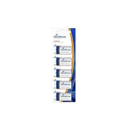 Mediarange Baterije CR123A z litijem 3V 5 pakiranje, (5000547288) Slike