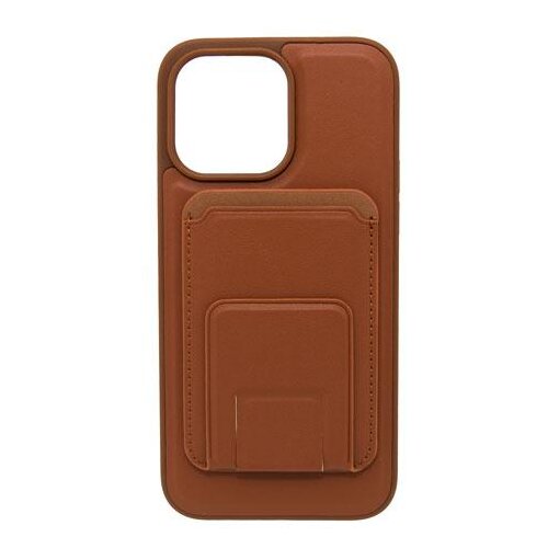  Maska za telefon LEATHER MAGSAFE WALLET za Iphone 14 Pro Max braon Cene