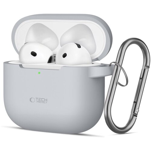TECH-PROTECT SILIKONSKI OVITEK ZA AIRPODS 4 CASE HOOK CRAYON GREY, (22006481) Cene