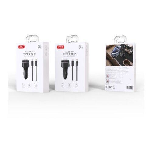 XO transmitter FM Bluetooth MP3 auto punja&#269 30W BLACK + kabl za telefon USB-C - USB-C ( GSM184876 ) Cene