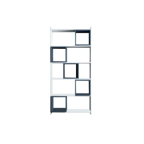 Hanah home Polica 120x75x65cm Bijelo-Plava Slike