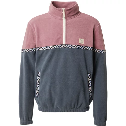 Iriedaily Sweater majica 'Monte Noe' svijetloplava / tamo siva / sivkasto ljubičasta (mauve) / bijela