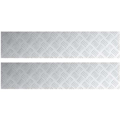  Aluminijske dijamantne ploče 2 komada Neklizeće 90x20 cm Cijene