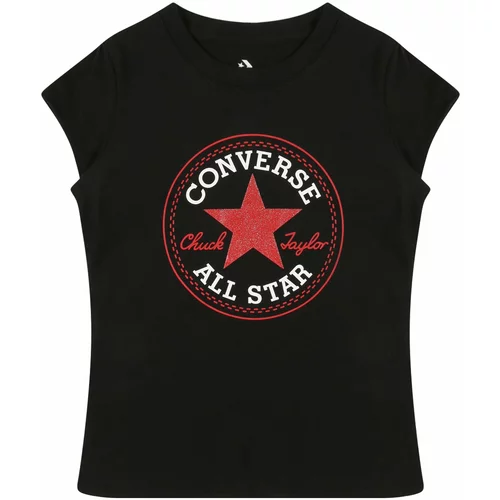 Converse Majica crvena / crna / bijela