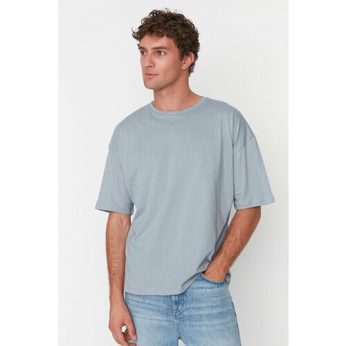 Trendyol T-Shirt - Gray - Oversize Slike