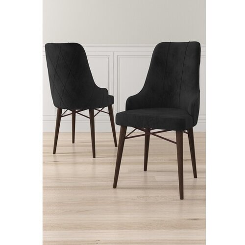 Hanah home set stolica Neta, 46x95x42 cm, 6 dijelova, smeđe-crna Cijene