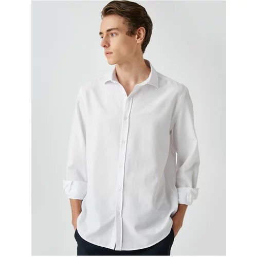 Koton Shirt - White - Slim fit