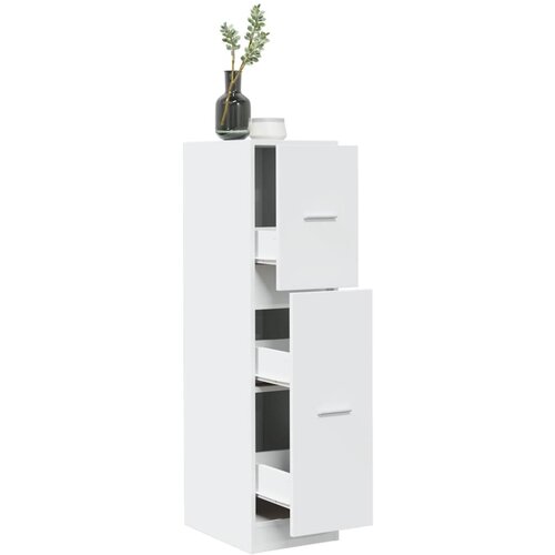 vidaXL Lekarniška omara bela 30x41x118 cm iverna plošča Cene