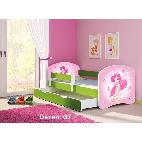 ACMA Krevet za decu Green sa fiokom 180x80 2 07 Cene