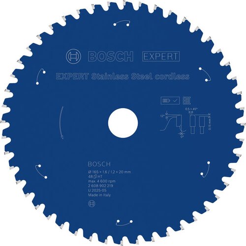 Bosch aku list testere za inox expert 2608902219, 165 mm, 48T Cene