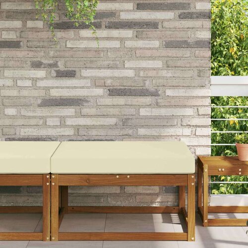  Zunanja blazina za kavč krema 80 x 80 x 8 cm Poliester, (5000202374) Cene