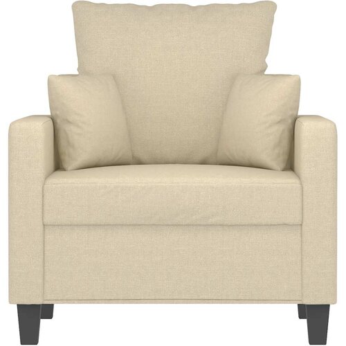  Fotelja krem 60 cm Tkanina Slike