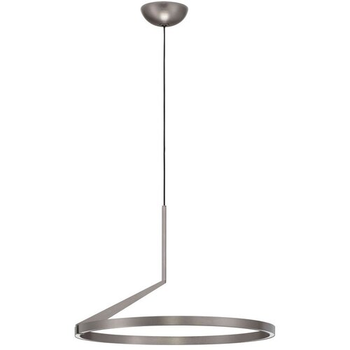 Nova Luce Aluminijasta LED zatemnitvena viseča svetilka v srebrni barvi &oslash; 60 cm Tilia &ndash; Cene