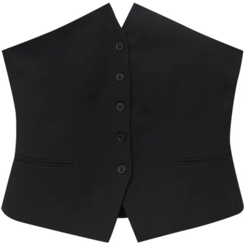 Pull&Bear Prsluk od odijela crna