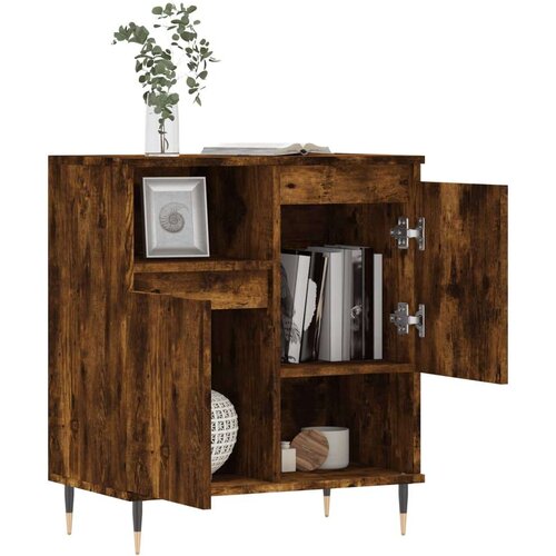 VidaXL Komoda boja dimljenog hrasta 60 x 35 x 70 cm konstruirano drvo Slike