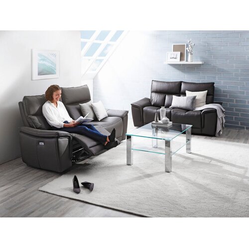 Celina Home 2-SED, temno rjava usnje Slike