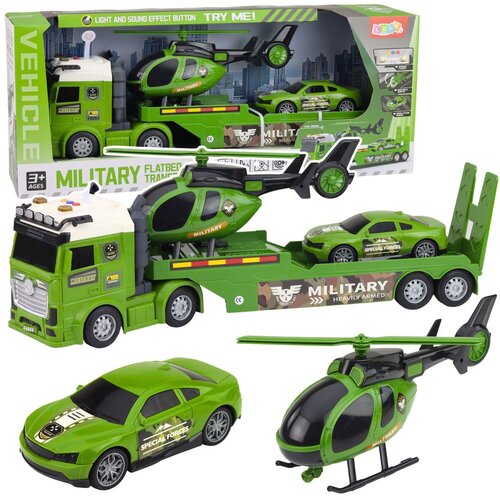  set kamion Kamion za vuču Automobil Helikopter Svjetla Zvuk Slike