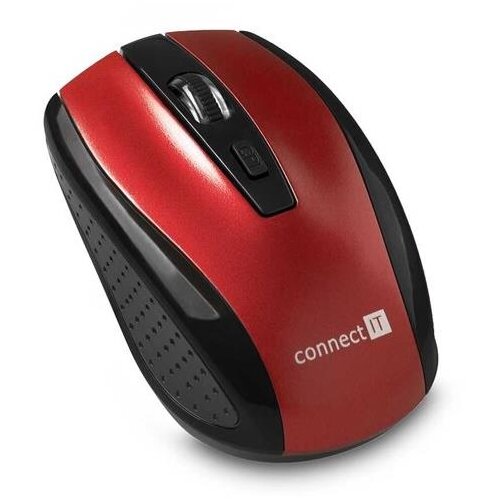 Connect IT CI-1224 - bežični mi&scaron; 800/1200/1600 DPI, napajanje 2x AAA, crna/crvena Cene