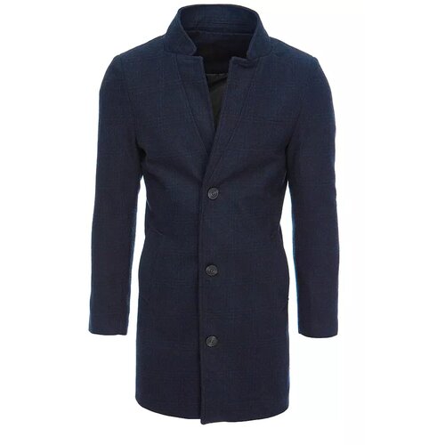 DStreet men's single-breasted dark navy blue coat CX0429 Cene