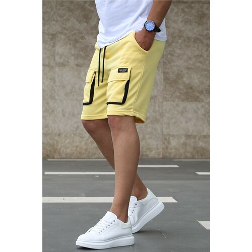 Madmext Shorts - Yellow - Normal Waist Cene