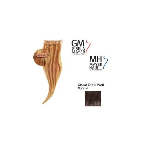 Umetak za kosu Gisela Mayer Triple Weft 2 kom 60 cm – 6 Cijene