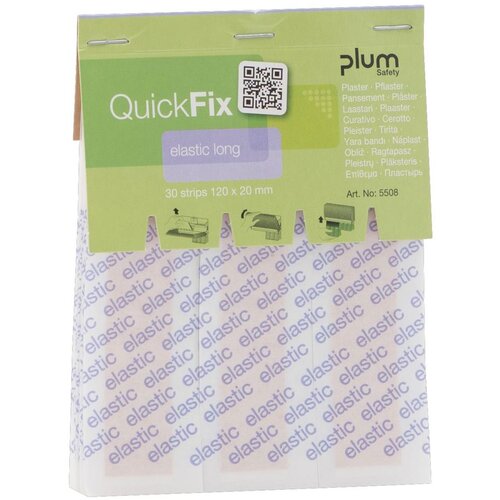 Plum QuickFix punjenje s 30 dugih elastičnih flastera Slike