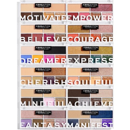 Revolution Relove colour play shadow palette senčilo za oči 5,2 g odtenek soulful Slike