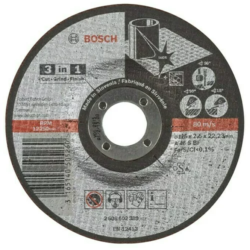 Bosch Rezni disk A 46 S BF (Promjer rezne ploče: 125 mm, Debljina plohe: 2,5 mm)