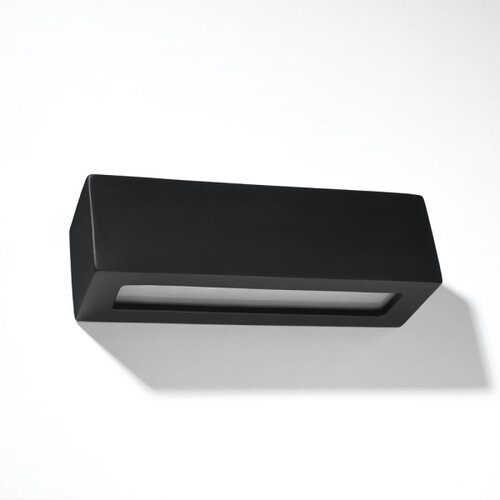 Nice Lamps Sollux SL.0878 - Zidno svetlo VEGA 1xE27/60W/230V u crnoj boji Slike