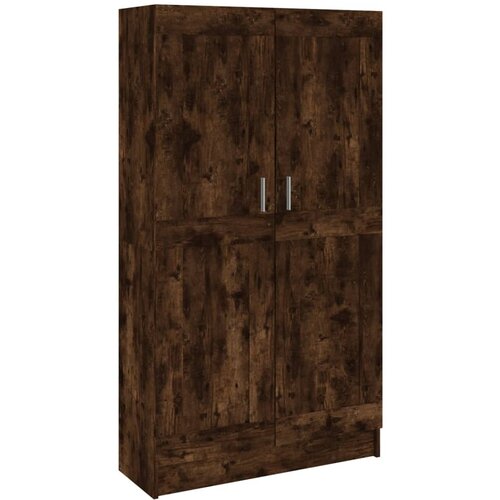 Maison Chic Knjižna omara - Knjižni regal dimljeni hrast 82,5x30,5x150 cm inženirski les, (21724809) Cene