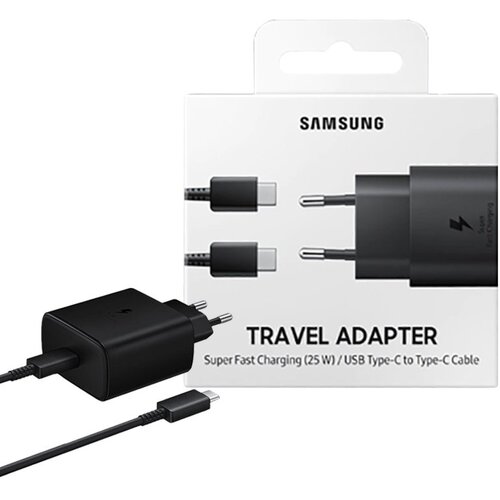 Samsung hitri polnilec TIP-C v TIP-C 25 W črna Cene