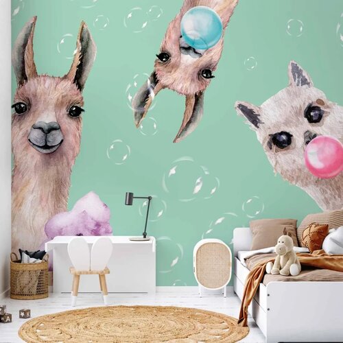  Foto tapeta - Crazy Llamas 250x175 Vodootporna Cijene