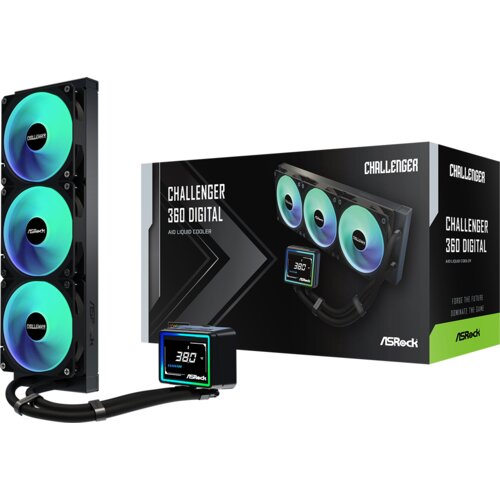 AsRock Challenger 360 Digital Processor Liquid cooling kit 12 cm Black Cijene