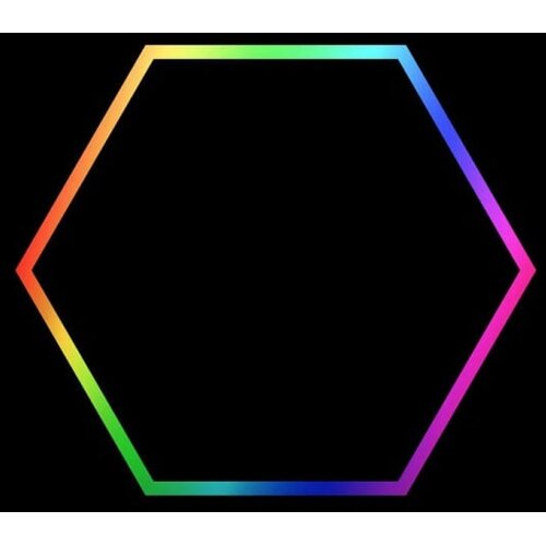  Hexagon LED tube light 1 head RGB 12V 410mm 6pcs Slike