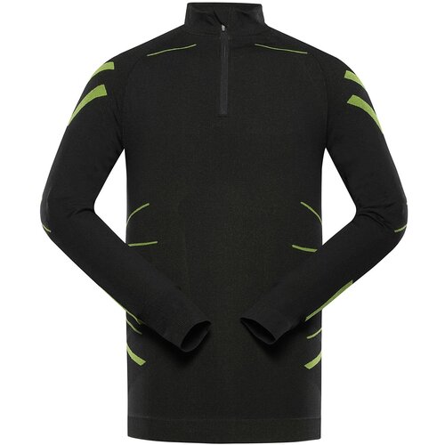 Alpine pro Men&amp;#039;s quick-drying underwear - T-shirt SEAM black Slike