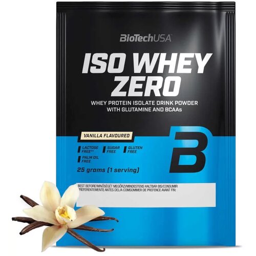 BioTech USA Protein Iso Whey Zero, Vanila, 25g Slike