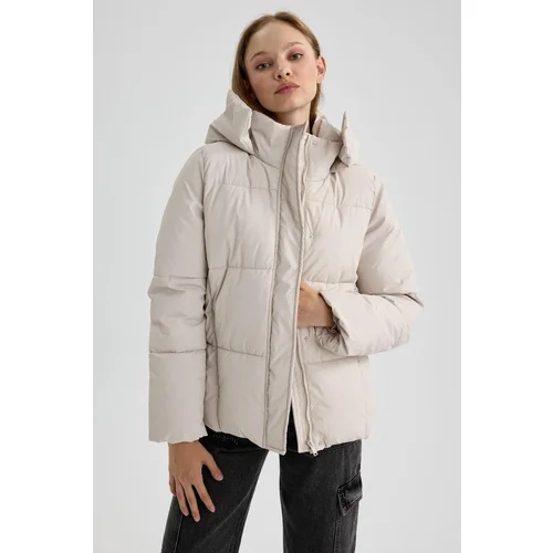 Defacto Waterproof Relax Fit Hooded Puffer Jacket