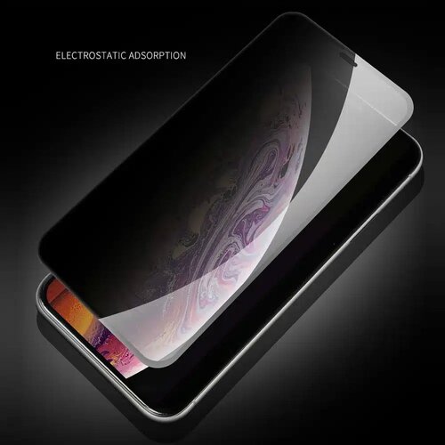 X-ONE Full Cover Extra Strong Privacy kaljeno staklo - za iPhone 15 Pro (puno ljepilo) crno Slike