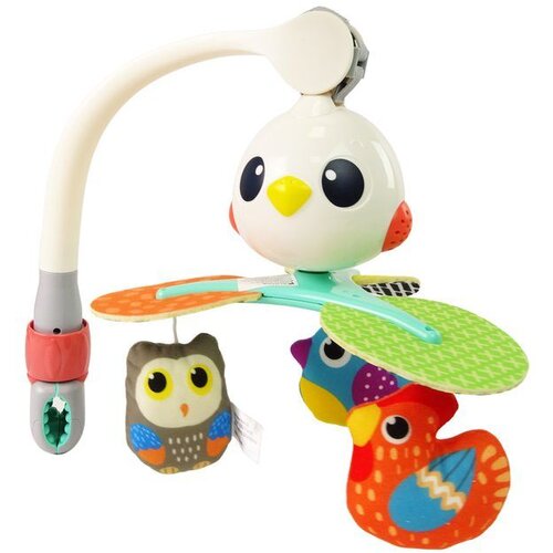  Vrtuljak za dječji krevetić i kolica Birds Melody, &amp;scaron;areni Slike