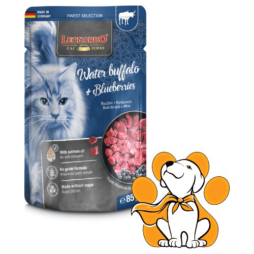 Leonardo Finest Selection Water Buffalo + Blueberries 85g, Bogato Bivoljim mesom Cene