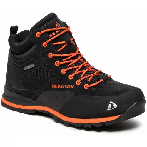Bergson Trekking čevlji Soira Mid Stx Black/Orange