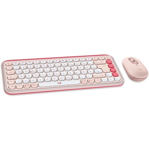Logitech pop icon combo rose set tastatura i mi&amp;scaron; Slike