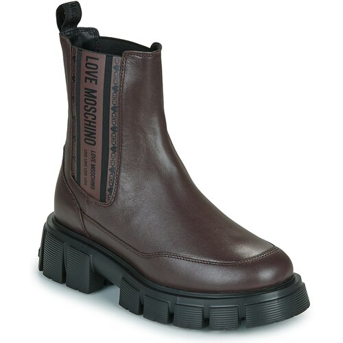 Love Moschino WINTER TASSEL Smeđa Slike