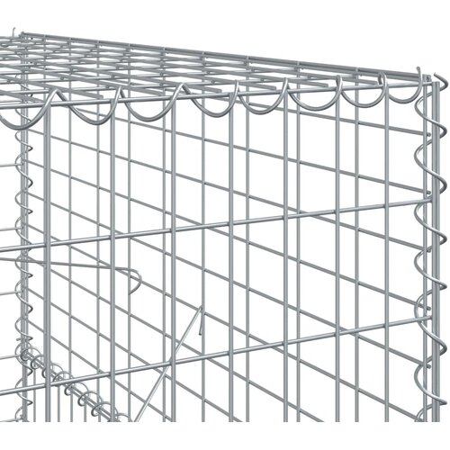  Gabionska ko&amp;scaron;ara s poklopcem 700x100x150 cm pocinčano željezo Slike