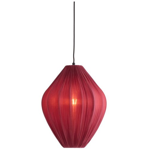 Light &amp;amp; Living Bordo viseća svjetiljka s tekstilnim sjenilom &amp;oslash; 12 cm Verita &amp;ndash; Slike