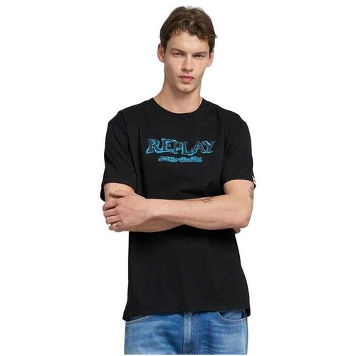 Replay mu&amp;scaron;ka logo majica Slike