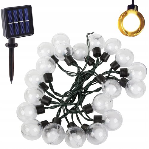  LED 20 toplo bela zunanja solarna dekorativna girlanda 8 funkcij Cene